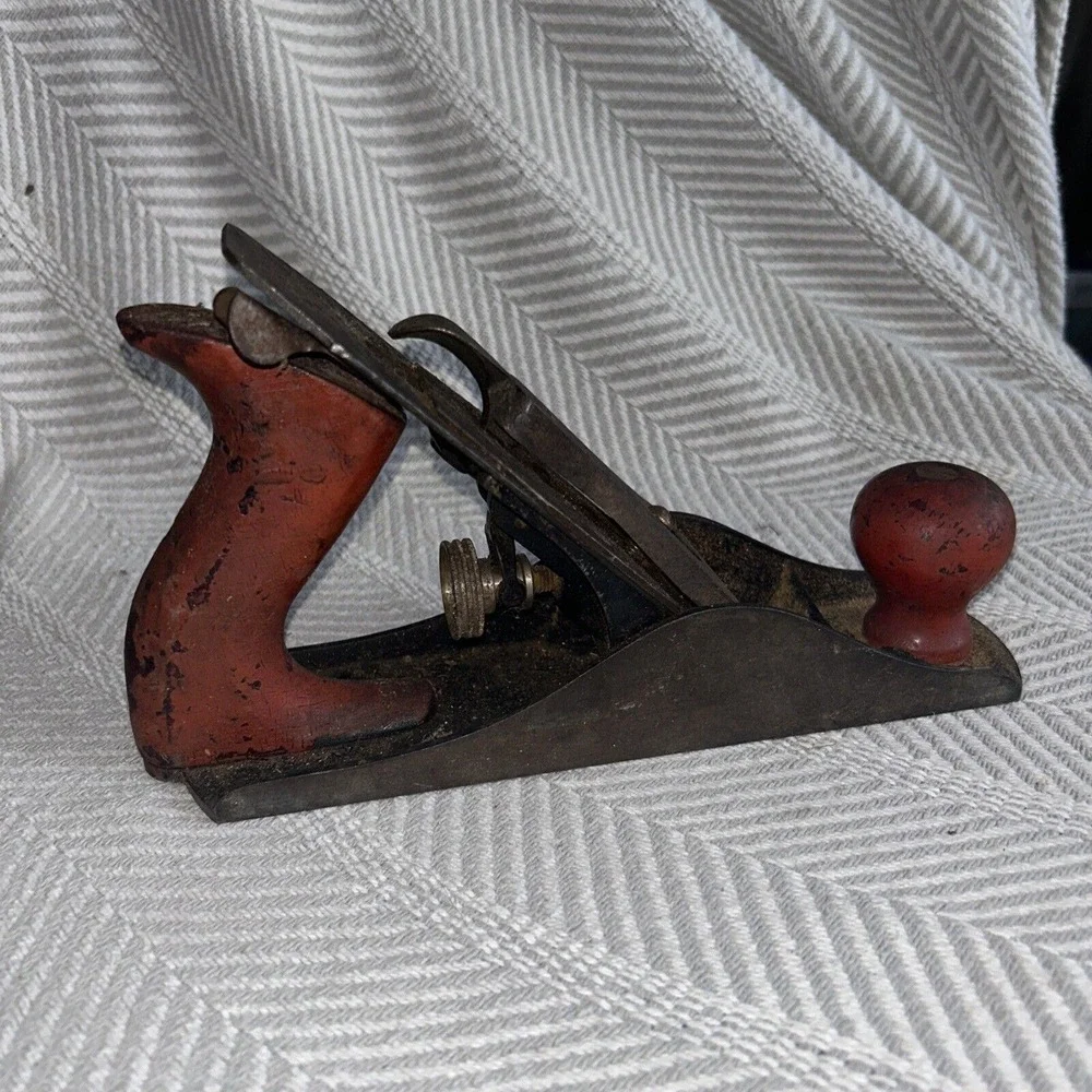 Stanley Defiance Plane Tool Vintage Metal And Wood Made In USA‎ C1